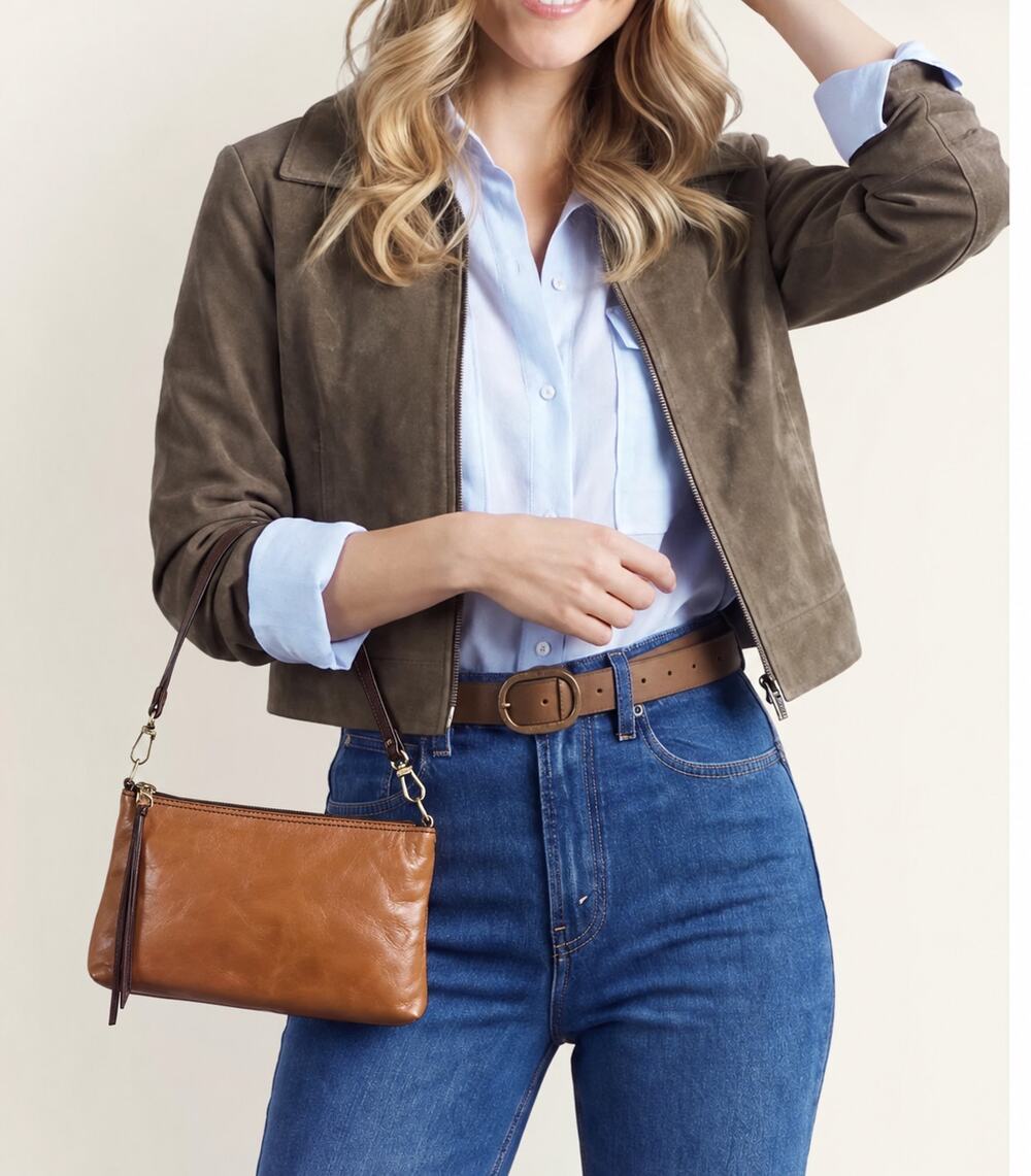 NWT Hobo Darcy Leather Crossbody Bag in Persimmon